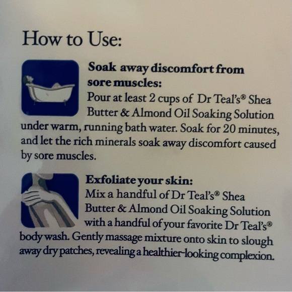 NWT Dr Teals Pure Epsom Salt Soaking Solution - Picture 3 of 7